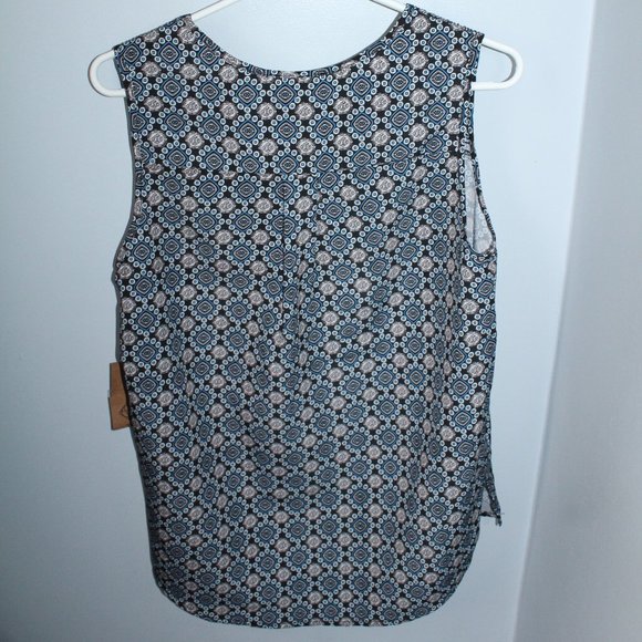 🍁5/$25🎃 Point Zero Size Small Blouse Tank New - Picture 3 of 3